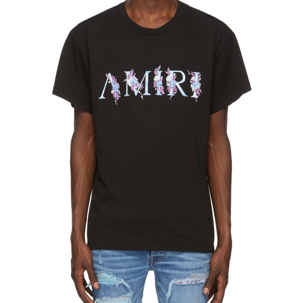 Amiri Floral Logo Shirt